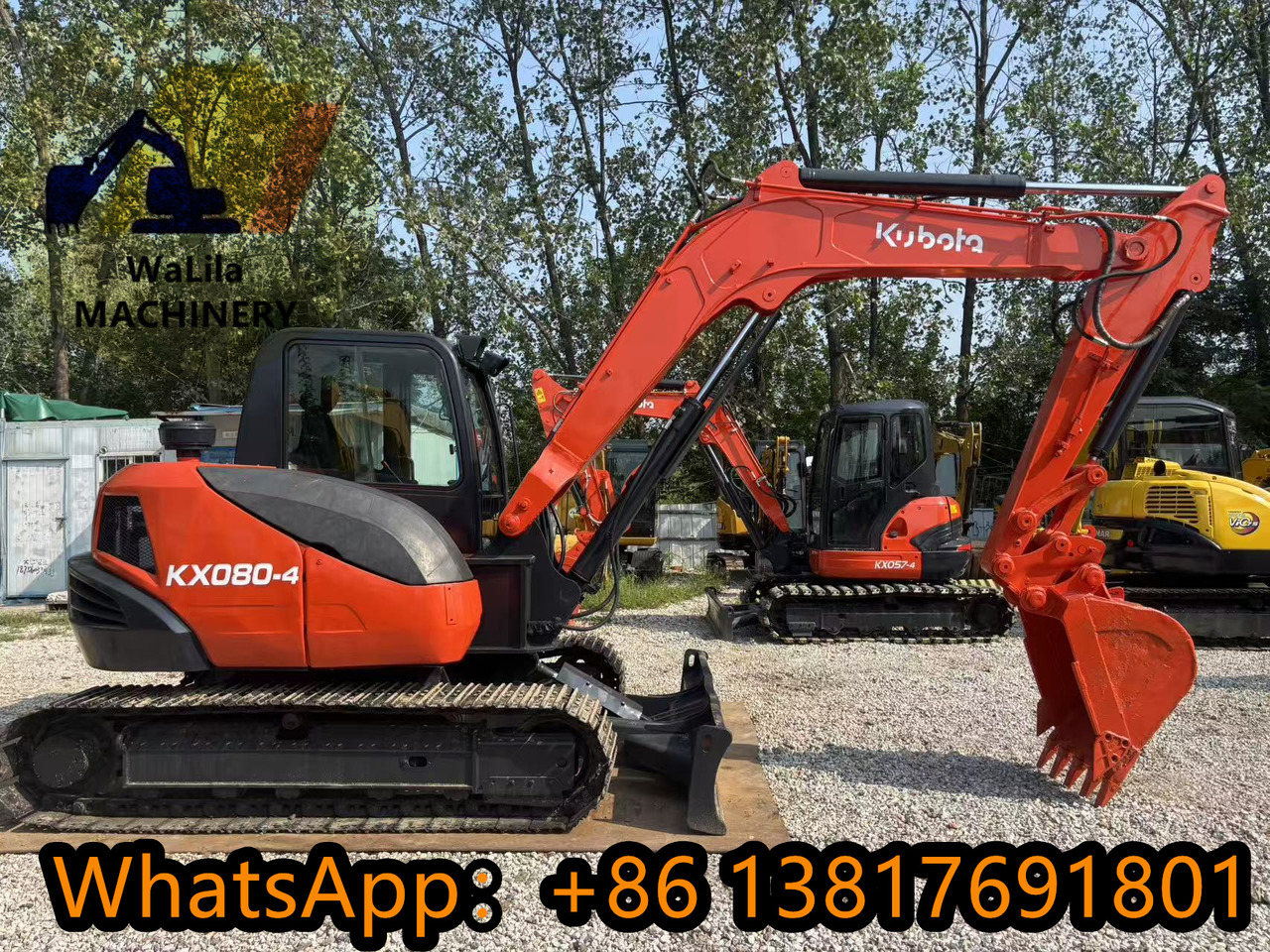 KUBOTA KX080-4 - Minibagger: das Bild 1 KUBOTA KX080-4 - Minibagger: das Bild 1
