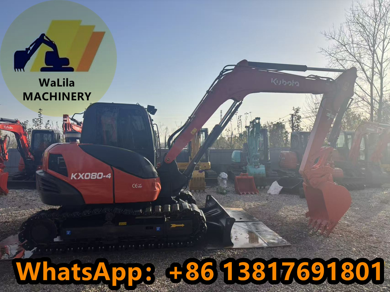KUBOTA KX080-4 - Minibagger: das Bild 1 KUBOTA KX080-4 - Minibagger: das Bild 1