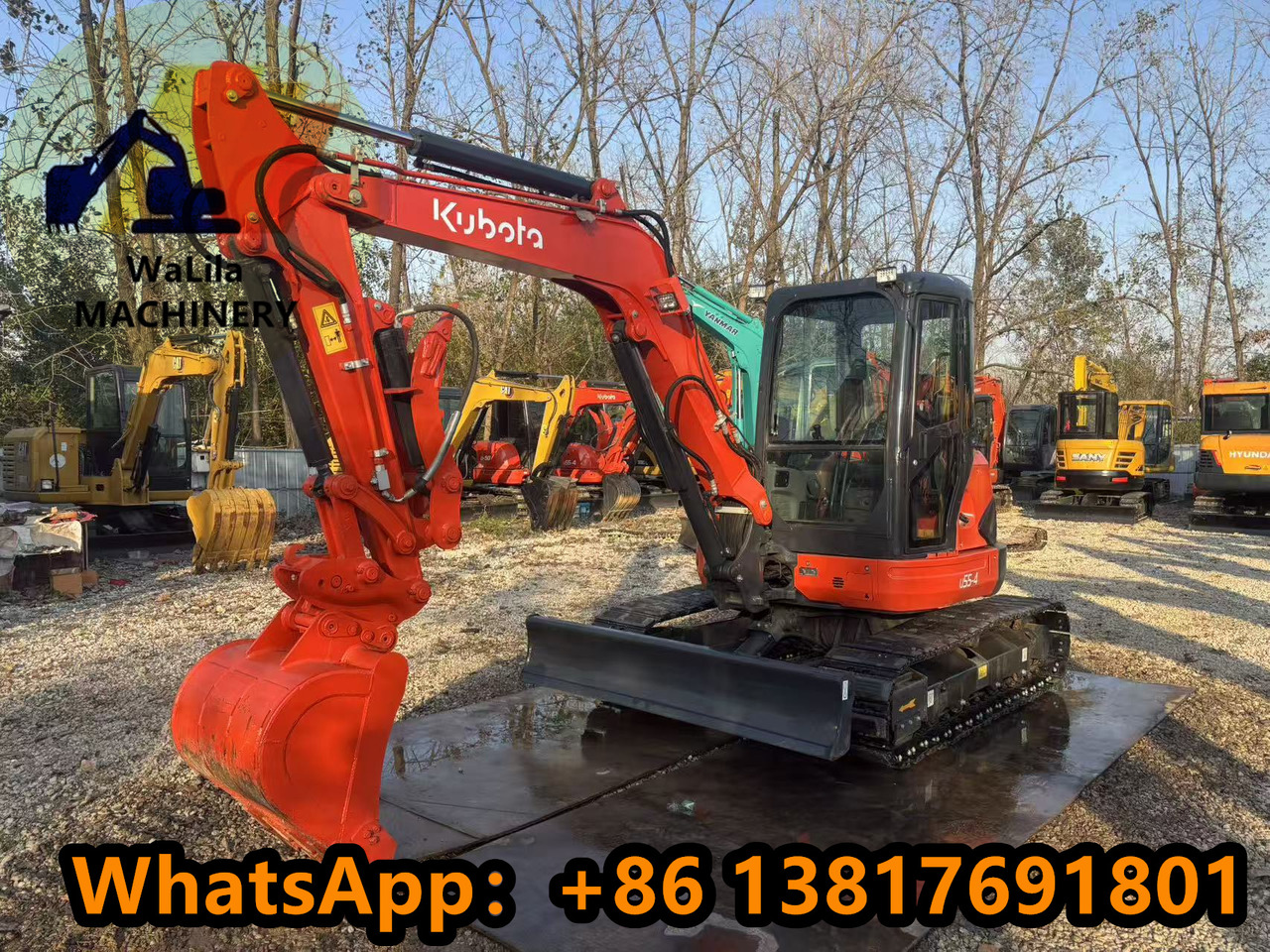 KUBOTA U55-4R - Minibagger: das Bild 4 KUBOTA U55-4R - Minibagger: das Bild 4