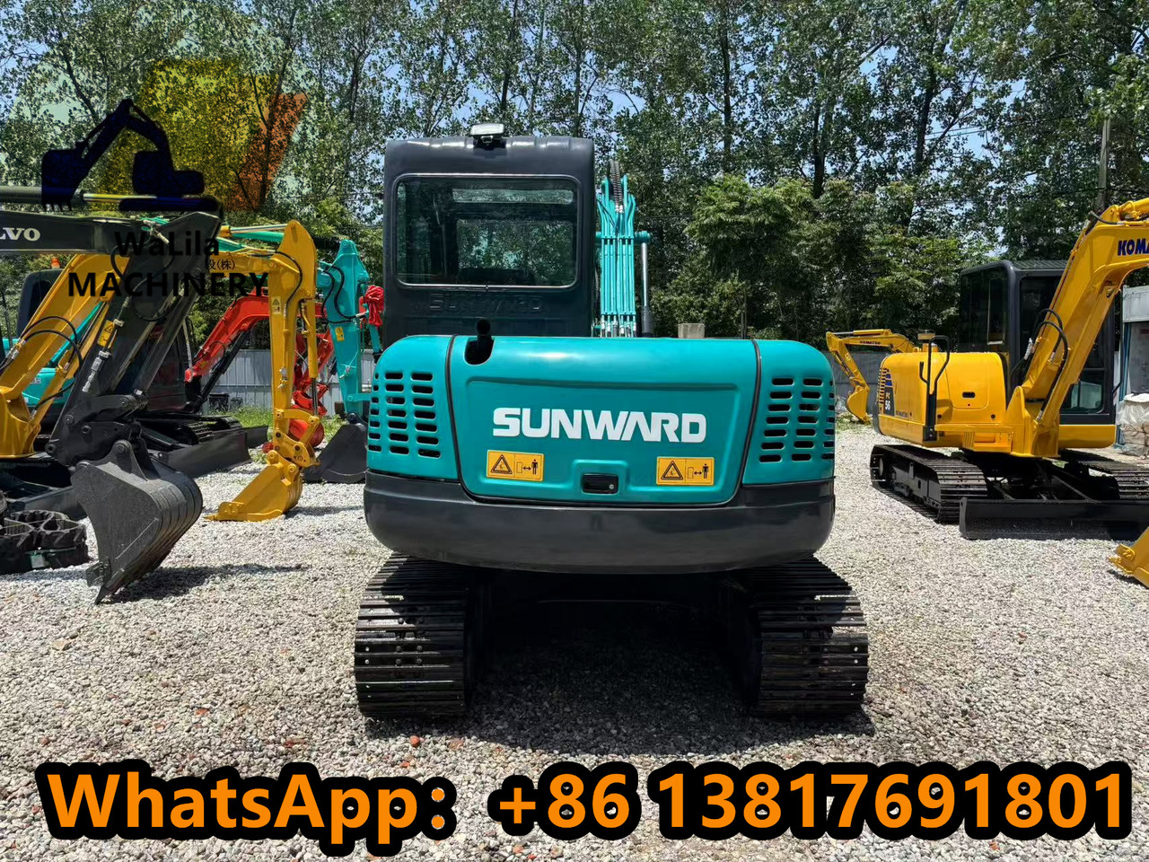 SUNWARD SWE 80 - Minibagger: das Bild 2 SUNWARD SWE 80 - Minibagger: das Bild 2