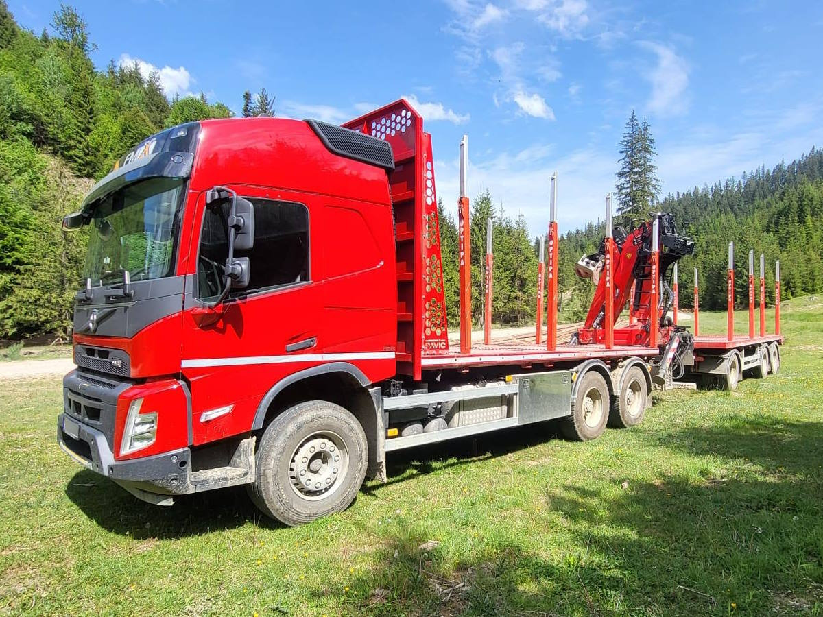 VOLVO FMX 500 - Holztransporter, Autokran: das Bild 1 VOLVO FMX 500 - Holztransporter, Autokran: das Bild 1