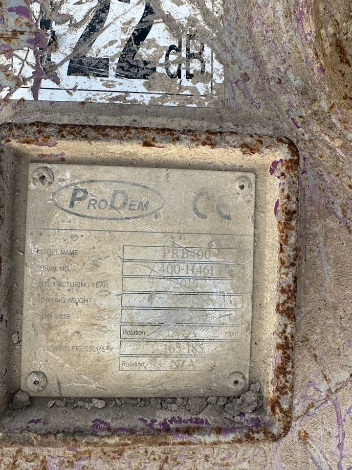Hydraulikhammer für Baumaschine Prodem PRB400: das Bild 8 Hydraulikhammer für Baumaschine Prodem PRB400: das Bild 8