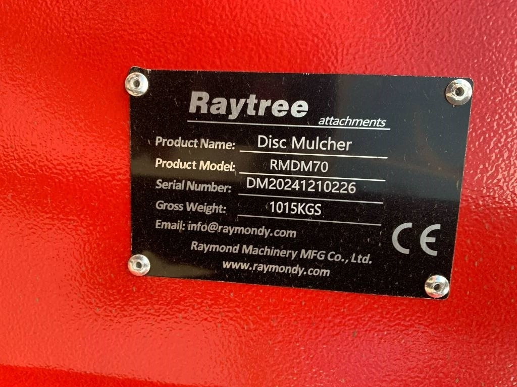 Raytree RMDM70 Mulcher - Forstmulcher: das Bild 4 Raytree RMDM70 Mulcher - Forstmulcher: das Bild 4