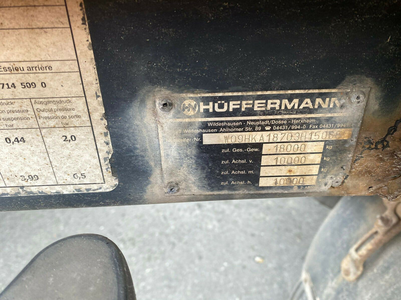 Huffermann HKA 1870 Abrollanhänger - Abrollanhänger/ Absetzanhänger: das Bild 3 Huffermann HKA 1870 Abrollanhänger - Abrollanhänger/ Absetzanhänger: das Bild 3