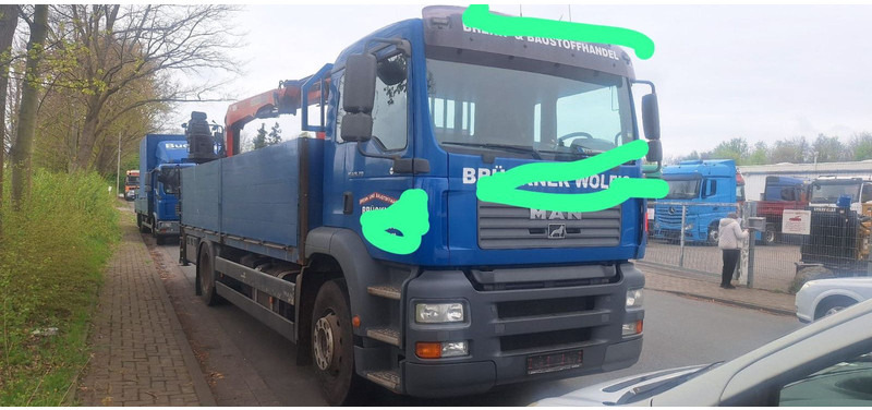 MAN 18.310 Pritsche mit Kran - Pritsche LKW, Autokran: das Bild 2 MAN 18.310 Pritsche mit Kran - Pritsche LKW, Autokran: das Bild 2