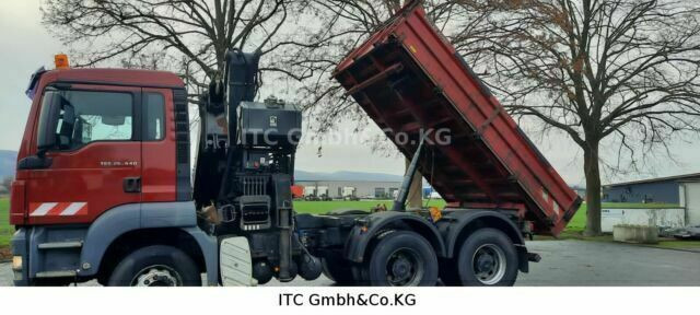 MAN 26.440TGS Kipper+Kran Meiller/Stahl - Kipper, Autokran: das Bild 5 MAN 26.440TGS Kipper+Kran Meiller/Stahl - Kipper, Autokran: das Bild 5