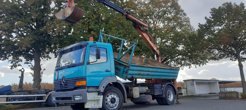Mercedes-Benz 1828K 4x2 Kipper KRAN+Funk/Greifer - Kipper, Autokran: das Bild 1 Mercedes-Benz 1828K 4x2 Kipper KRAN+Funk/Greifer - Kipper, Autokran: das Bild 1