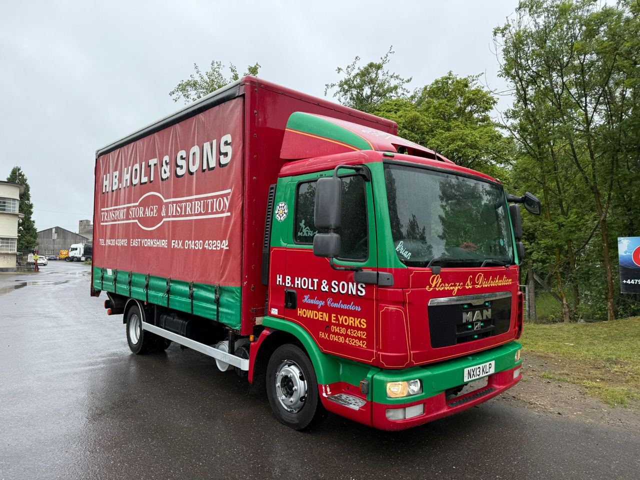 Plane LKW 2013 MAN TGL Curtainside Truck: das Bild 9
