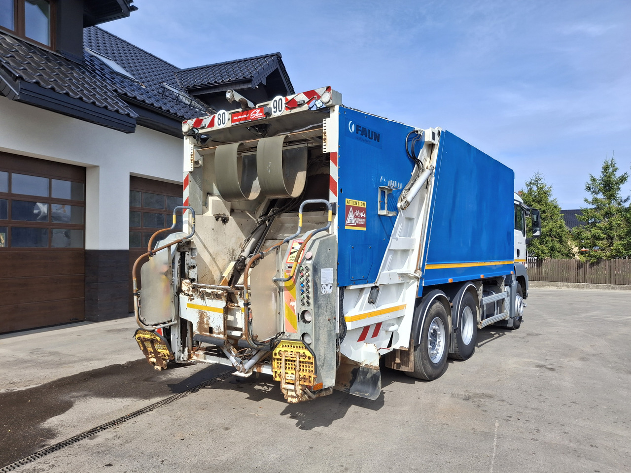 MAN MAN TGS 28.360 Śmieciarka Müllwagen Garbage Truck FAUN 3 Osie - Müllwagen: das Bild 5 MAN MAN TGS 28.360 Śmieciarka Müllwagen Garbage Truck FAUN 3 Osie - Müllwagen: das Bild 5