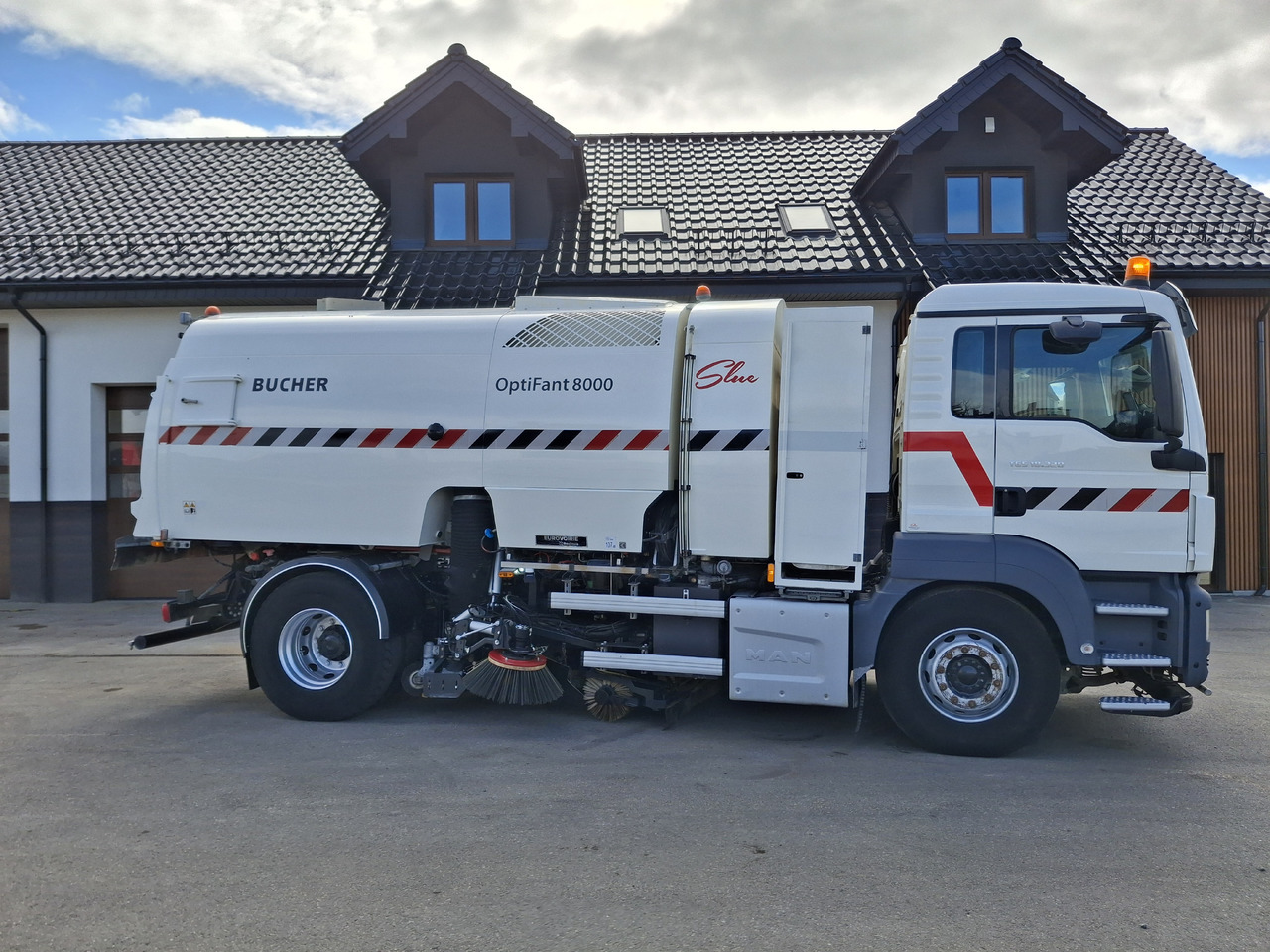 MAN TGS 18.320 Zamiatarka Kehrmaschine BUCHER OptiFant 8000 Karcher Euro 6 PM10 L/R Hochdruckreinigung - Kehrmaschine: das Bild 5 MAN TGS 18.320 Zamiatarka Kehrmaschine BUCHER OptiFant 8000 Karcher Euro 6 PM10 L/R Hochdruckreinigung - Kehrmaschine: das Bild 5
