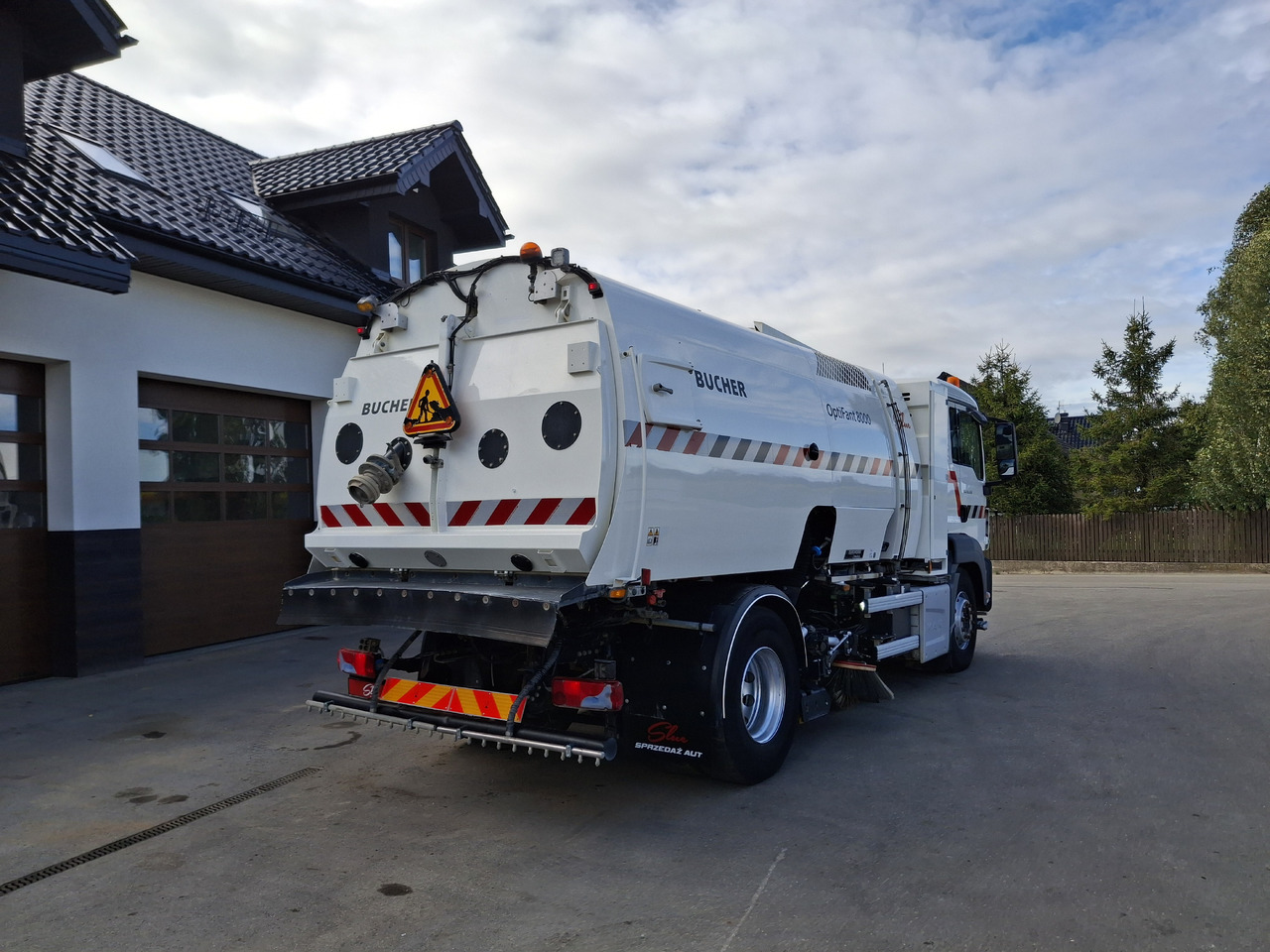 MAN TGS 18.320 Zamiatarka Kehrmaschine BUCHER OptiFant 8000 Karcher Euro 6 PM10 L/R Hochdruckreinigung - Kehrmaschine: das Bild 4 MAN TGS 18.320 Zamiatarka Kehrmaschine BUCHER OptiFant 8000 Karcher Euro 6 PM10 L/R Hochdruckreinigung - Kehrmaschine: das Bild 4