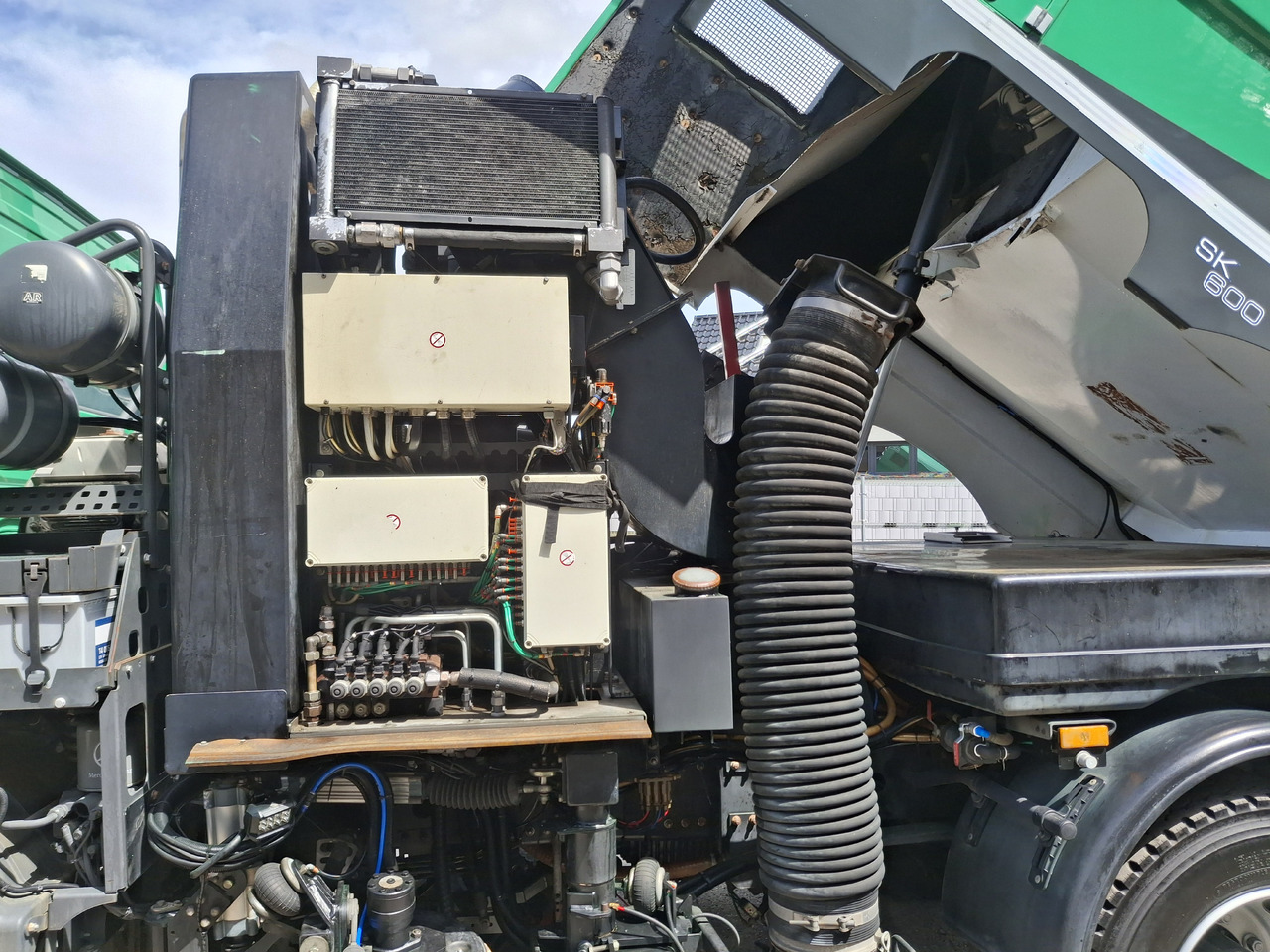 Kehrmaschine MERCEDES-BENZ Atego 1523 Zamiatarka Kehrmaschine Schmidt SK600 Karcher 2 Motoren Euro 6 PM10 Rura Do Liści: das Bild 22