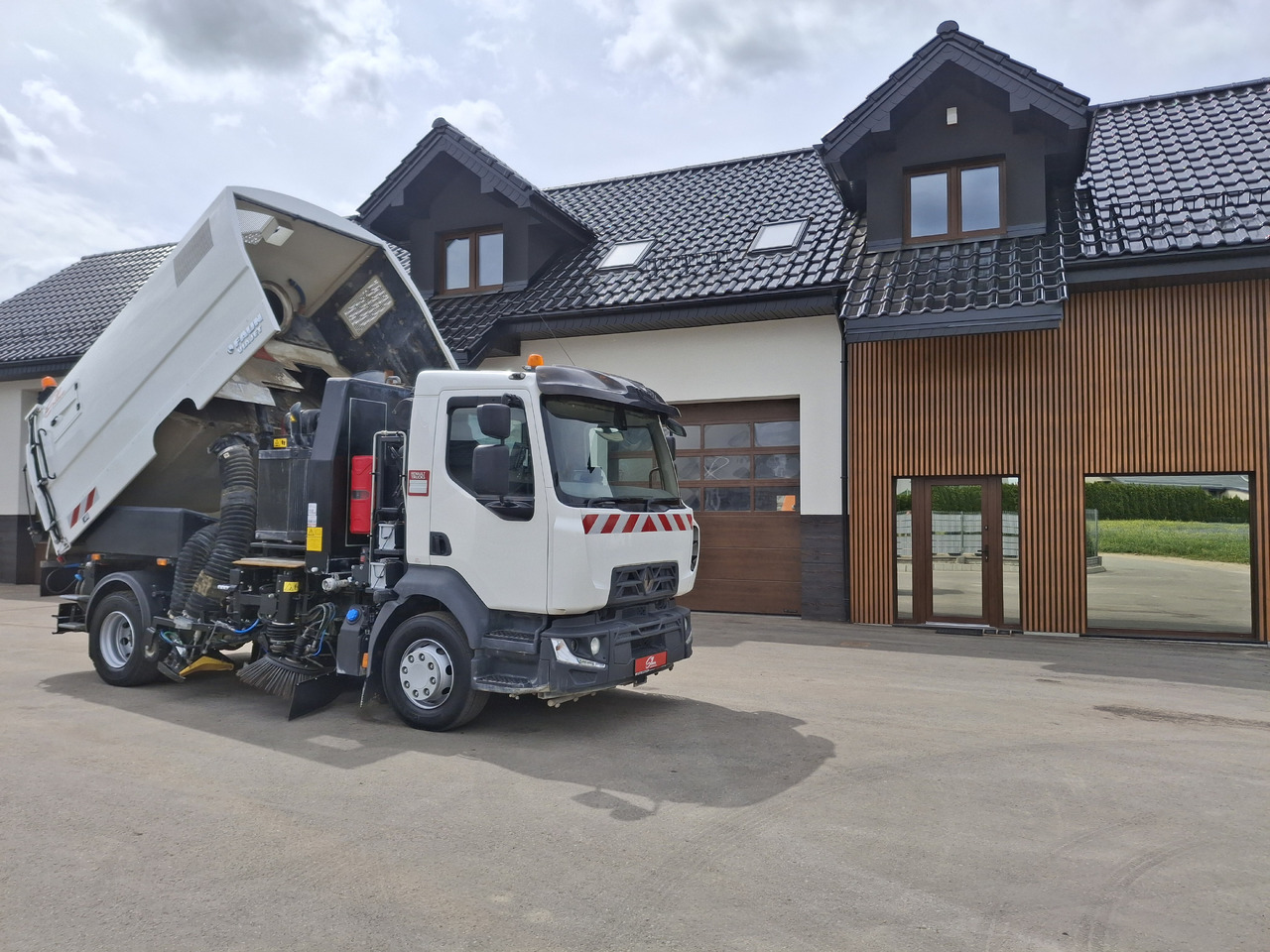 Kehrmaschine RENAULT D16 Zamiatarka Kehrmaschine FAUN Euro 6 PM10 Szczotki L/R Karcher Rura Do Liści 2 Motoren: das Bild 6