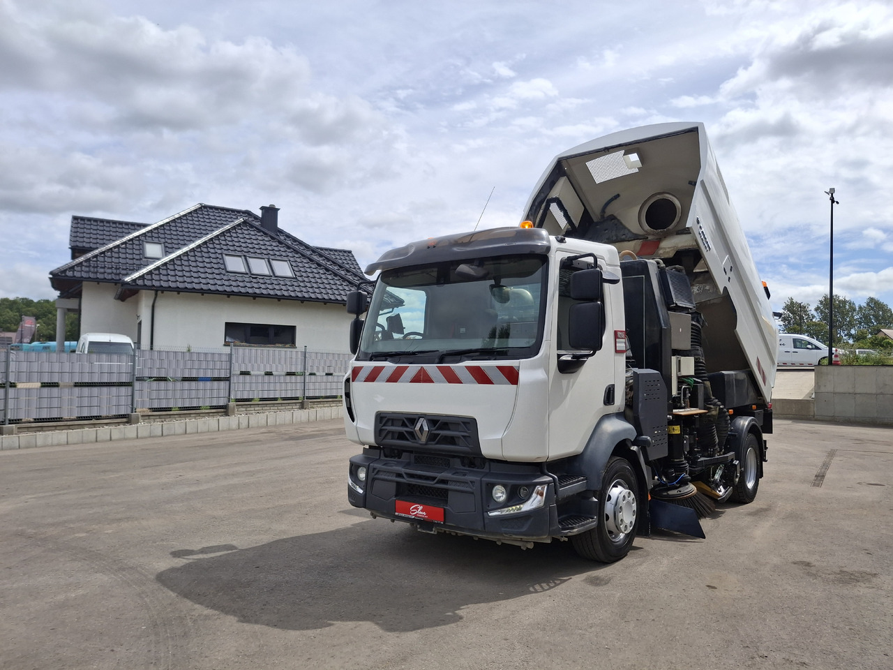 Kehrmaschine RENAULT D16 Zamiatarka Kehrmaschine FAUN Euro 6 PM10 Szczotki L/R Karcher Rura Do Liści 2 Motoren: das Bild 7