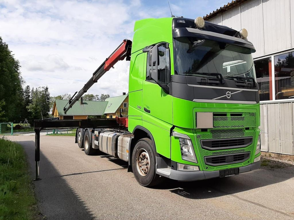 Volvo FH500 6X2 PALIFT + HMF 2120 K5 - Abrollkipper: das Bild 4 Volvo FH500 6X2 PALIFT + HMF 2120 K5 - Abrollkipper: das Bild 4