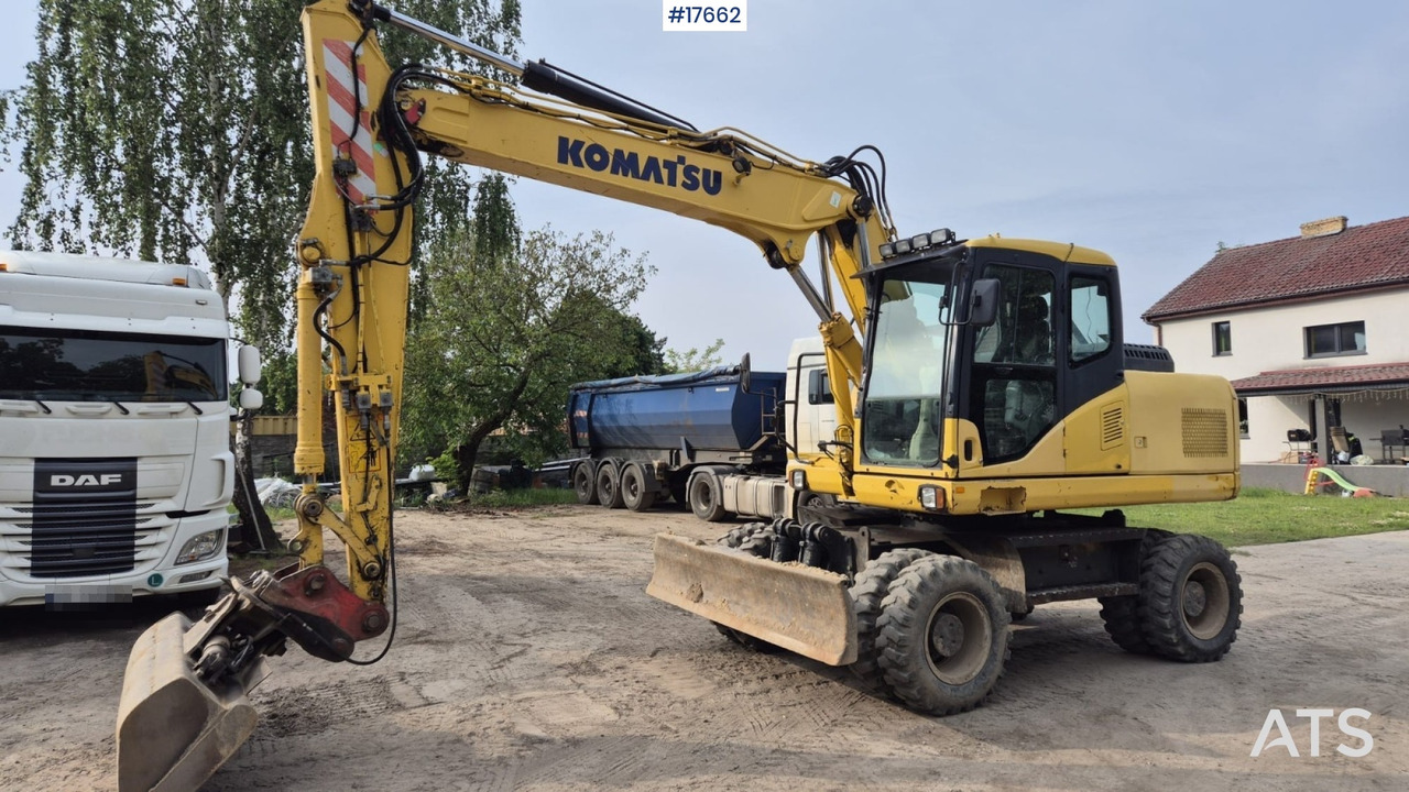 2012 Komatsu PW 160 - Mobilbagger: das Bild 1 2012 Komatsu PW 160 - Mobilbagger: das Bild 1