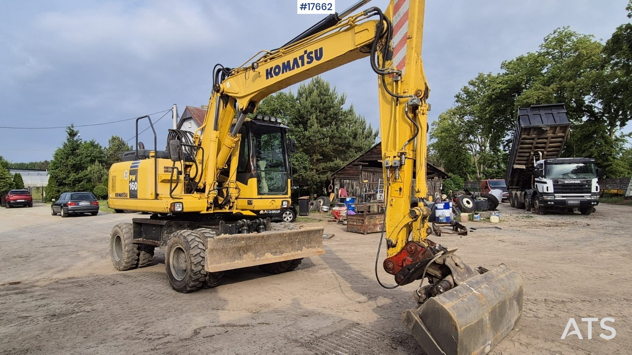 2012 Komatsu PW 160 - Mobilbagger: das Bild 3 2012 Komatsu PW 160 - Mobilbagger: das Bild 3