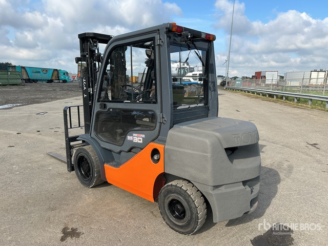 2018 Toyota 02-8FDF30 3000 kg Forklift - Dieselstapler: das Bild 2 2018 Toyota 02-8FDF30 3000 kg Forklift - Dieselstapler: das Bild 2