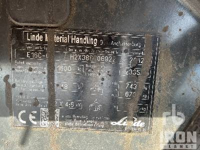 LINDE E16C 1600 kg - Elektrostapler: das Bild 5 LINDE E16C 1600 kg - Elektrostapler: das Bild 5