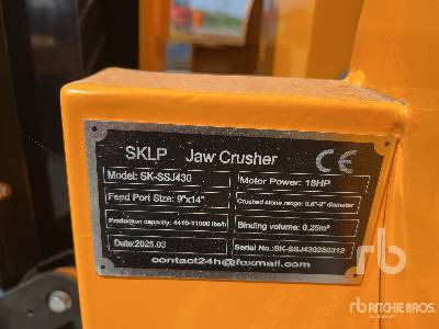 SKLP SK-SSJ430 Tracked crusher (Unused) - Brecher: das Bild 5 SKLP SK-SSJ430 Tracked crusher (Unused) - Brecher: das Bild 5