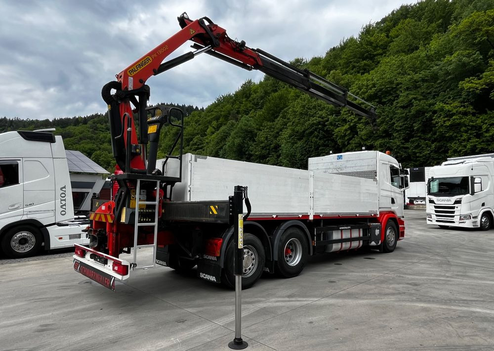 Scania G450 // 6x2// Skrzynia 6.40x2.49 // HDS Palfinger // Oś skrętna podnoszona // - Pritsche LKW, Autokran: das Bild 4 Scania G450 // 6x2// Skrzynia 6.40x2.49 // HDS Palfinger // Oś skrętna podnoszona // - Pritsche LKW, Autokran: das Bild 4