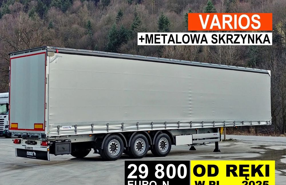 Schmitz Cargobull VARIOS + SKRZYNKA - Planenauflieger: das Bild 1 Schmitz Cargobull VARIOS + SKRZYNKA - Planenauflieger: das Bild 1