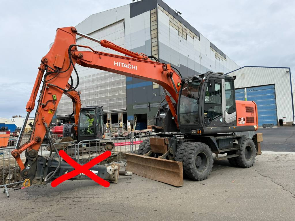 Hitachi ZX 140 W-3 - Mobilbagger: das Bild 2 Hitachi ZX 140 W-3 - Mobilbagger: das Bild 2
