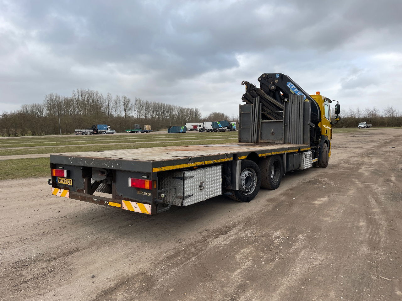 DAF 85.410 Met Effer 470 6s laadkraan ladekran loadercrane crane palfinger hiab - Autokran: das Bild 4 DAF 85.410 Met Effer 470 6s laadkraan ladekran loadercrane crane palfinger hiab - Autokran: das Bild 4