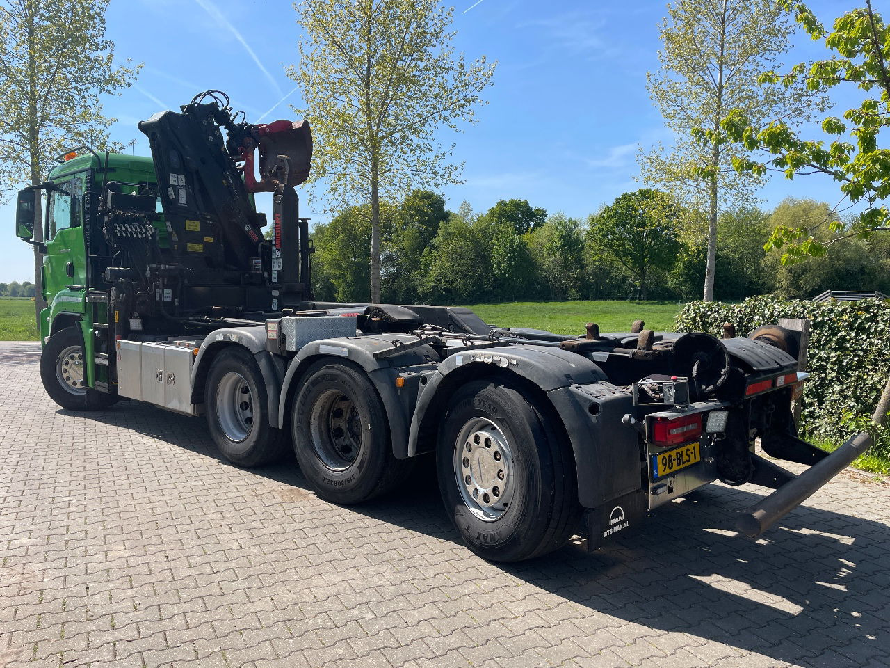 MAN TGS 35.420 met hiab 19tm Z kraan en 26t haakarm, bouwjaar 2018 - Containerwagen/ Wechselfahrgestell LKW, Autokran: das Bild 2 MAN TGS 35.420 met hiab 19tm Z kraan en 26t haakarm, bouwjaar 2018 - Containerwagen/ Wechselfahrgestell LKW, Autokran: das Bild 2