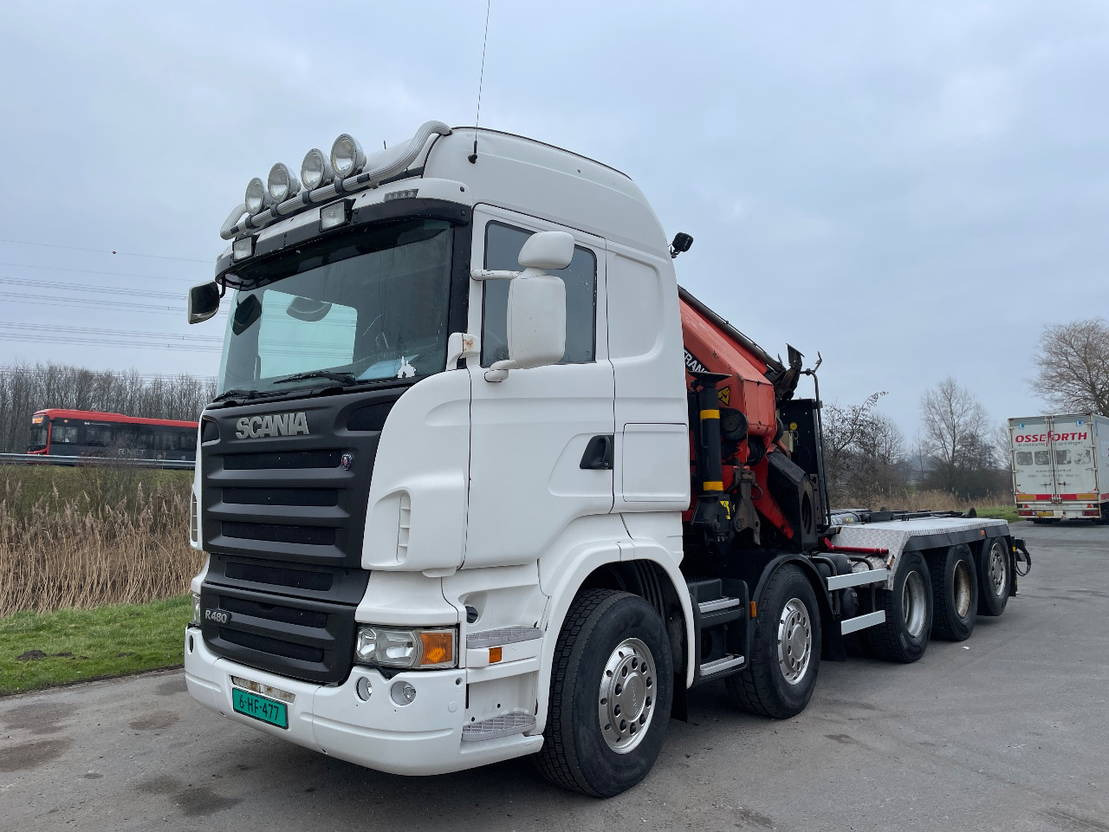 Scania R480 10x4 with Palfinger PK44002 with jib and hooklift - Autokran: das Bild 3 Scania R480 10x4 with Palfinger PK44002 with jib and hooklift - Autokran: das Bild 3