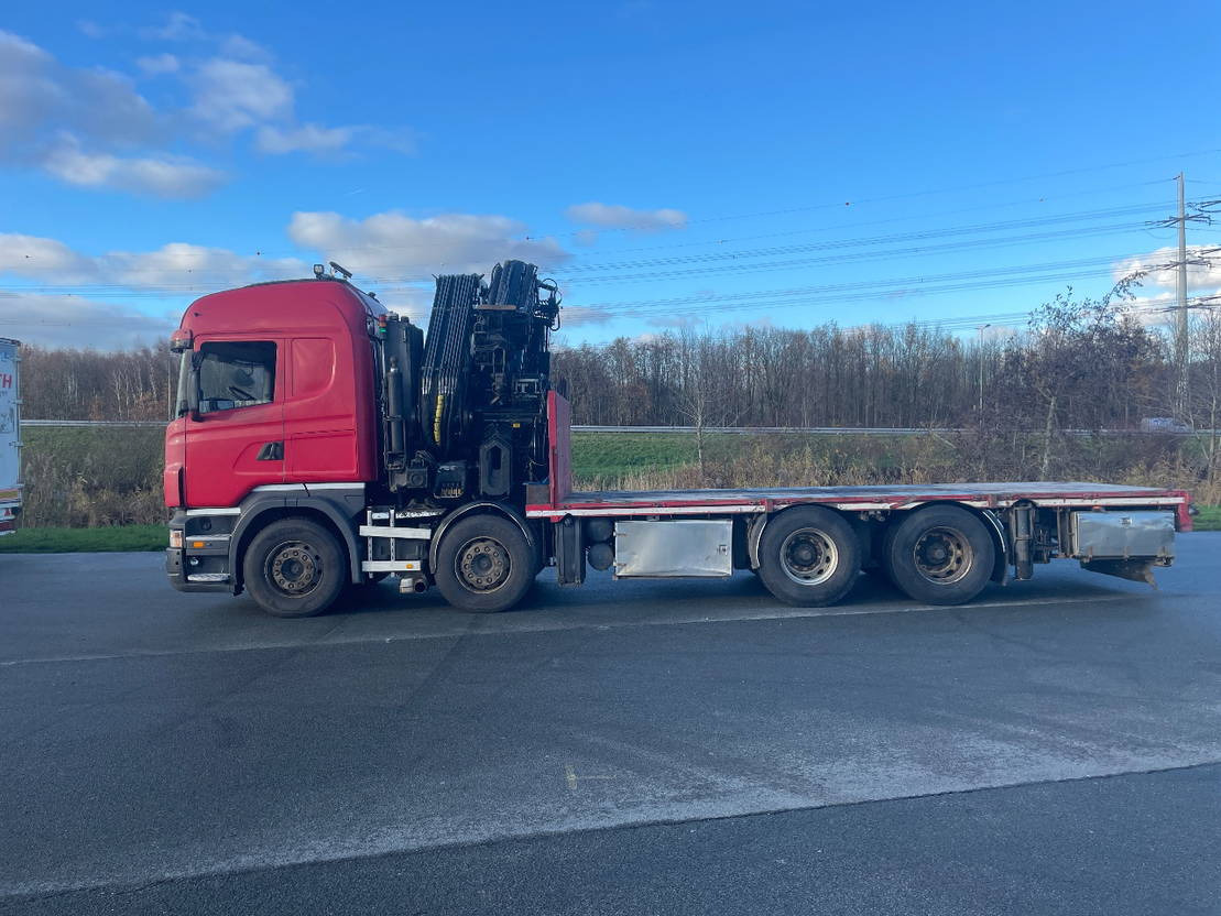 Scania R500 V8 R500 with hiab 800 with jib and winch - Autokran, Pritsche LKW: das Bild 4 Scania R500 V8 R500 with hiab 800 with jib and winch - Autokran, Pritsche LKW: das Bild 4
