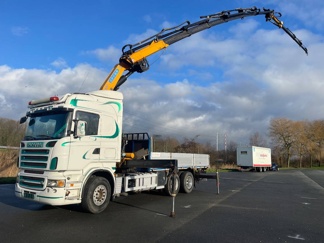 Autokran Scania R580 V8 Effer 370 crane with jib and winch: das Bild 9 Autokran Scania R580 V8 Effer 370 crane with jib and winch: das Bild 9