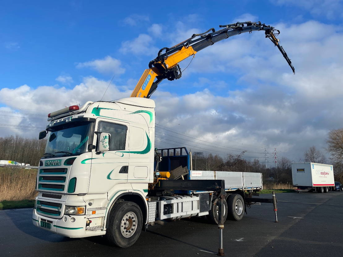 Scania R580 V8 Effer 370 crane with jib and winch - Autokran: das Bild 1 Scania R580 V8 Effer 370 crane with jib and winch - Autokran: das Bild 1