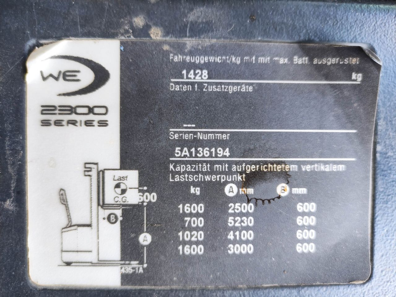 Crown WE 2300-1.6 TT - Hochhubwagen: das Bild 5 Crown WE 2300-1.6 TT - Hochhubwagen: das Bild 5