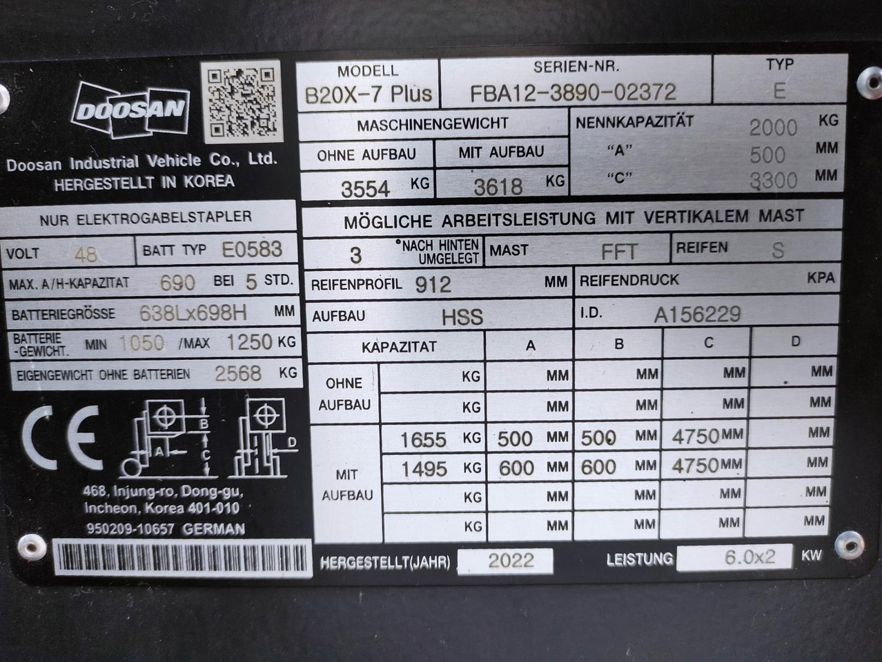 Elektrostapler Doosan B20X-7 (Plus): das Bild 6