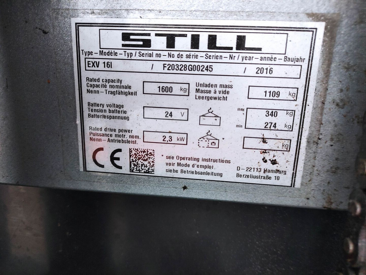 Still EXV 16i - Hochhubwagen: das Bild 5 Still EXV 16i - Hochhubwagen: das Bild 5