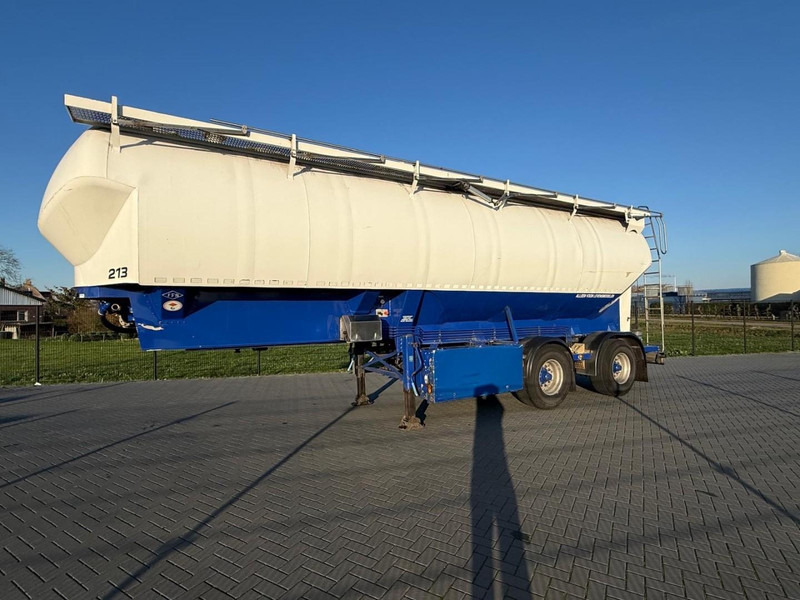 Feldbinder EUT 45.2 VERWEEG TRAILER, CITY, ACHTERAS GESTUURD, 45,2 KUUB, 7 VAKKEN. - Tankauflieger: das Bild 3 Feldbinder EUT 45.2 VERWEEG TRAILER, CITY, ACHTERAS GESTUURD, 45,2 KUUB, 7 VAKKEN. - Tankauflieger: das Bild 3