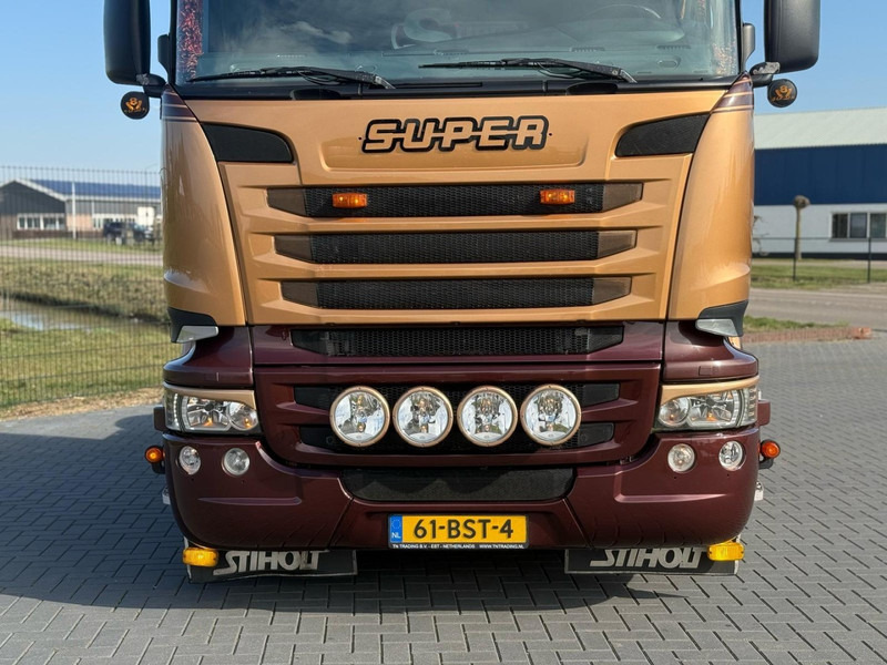 Sattelzugmaschine Scania R730 V8 V8, SHOWTRUCK VOLLUCHT, RETARDER,  HYDRAULIEK, BOOGIE, ALU WIELEN, LEER.: das Bild 9