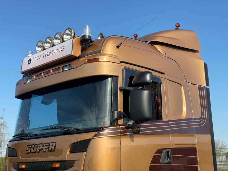 Sattelzugmaschine Scania R730 V8 V8, SHOWTRUCK VOLLUCHT, RETARDER,  HYDRAULIEK, BOOGIE, ALU WIELEN, LEER.: das Bild 8