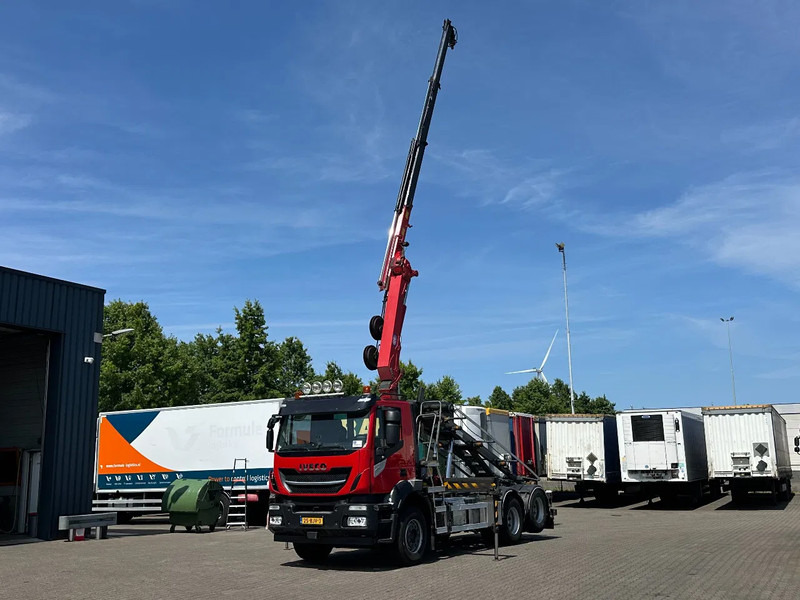 Iveco Stralis 400 6x2 HMF 1720 K3 Kraan Met 24T HTS Kabel Systeem / Rotator / Euro 6 - Seil Abrollkipper, Autokran: das Bild 2 Iveco Stralis 400 6x2 HMF 1720 K3 Kraan Met 24T HTS Kabel Systeem / Rotator / Euro 6 - Seil Abrollkipper, Autokran: das Bild 2