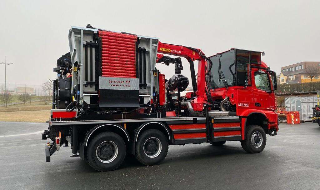 Mercedes MUSMAX WT11 NMV - Holzschredder, LKW: das Bild 2 Mercedes MUSMAX WT11 NMV - Holzschredder, LKW: das Bild 2