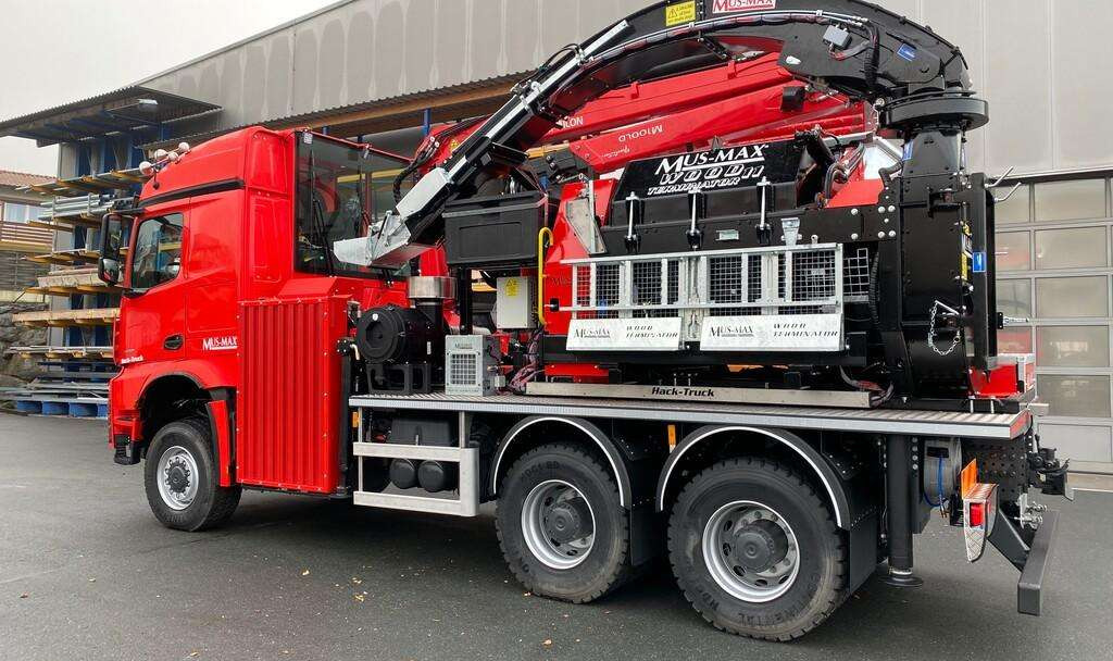 Mercedes MUSMAX WT11 NMV - Holzschredder, LKW: das Bild 3 Mercedes MUSMAX WT11 NMV - Holzschredder, LKW: das Bild 3