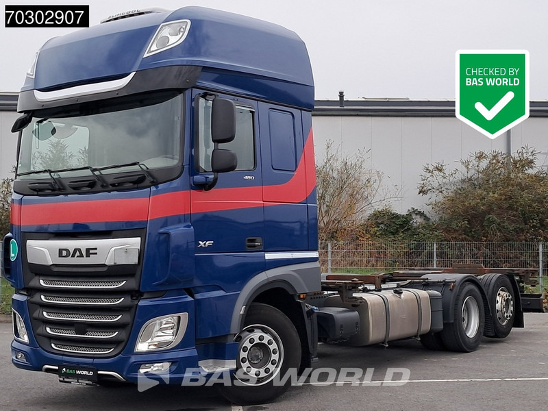 DAF XF 480 6X2 BDF Retarder SSC Lift+Steering Axle Automatic Euro 6 - Containerwagen/ Wechselfahrgestell LKW: das Bild 1 DAF XF 480 6X2 BDF Retarder SSC Lift+Steering Axle Automatic Euro 6 - Containerwagen/ Wechselfahrgestell LKW: das Bild 1