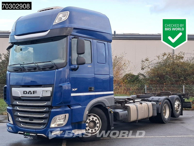 DAF XF 480 6X2 BDF Retarder SSC Lift+Steering Axle Automatic Euro 6 - Containerwagen/ Wechselfahrgestell LKW: das Bild 1 DAF XF 480 6X2 BDF Retarder SSC Lift+Steering Axle Automatic Euro 6 - Containerwagen/ Wechselfahrgestell LKW: das Bild 1