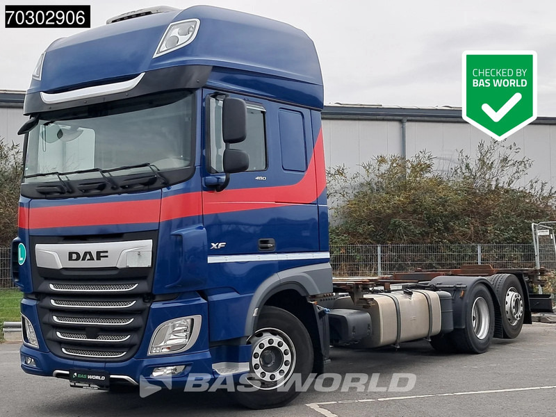 DAF XF 480 6X2 BDF Retarder SSC Lift+Steering Axle Automatic Euro 6 - Containerwagen/ Wechselfahrgestell LKW: das Bild 1 DAF XF 480 6X2 BDF Retarder SSC Lift+Steering Axle Automatic Euro 6 - Containerwagen/ Wechselfahrgestell LKW: das Bild 1