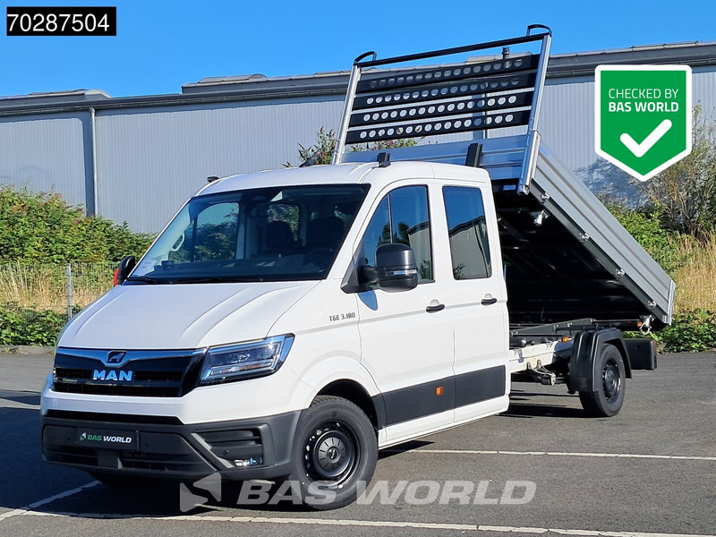 MAN TGE 3.180 Neu! Dreiseitenkipper Automatik 2025 Facelift 180PS AHK LED Klima Tempomat Navi ACC Euro6 Kieper 3m3 A/C Towbar Cruise control - Kipper Transporter: das Bild 1 MAN TGE 3.180 Neu! Dreiseitenkipper Automatik 2025 Facelift 180PS AHK LED Klima Tempomat Navi ACC Euro6 Kieper 3m3 A/C Towbar Cruise control - Kipper Transporter: das Bild 1