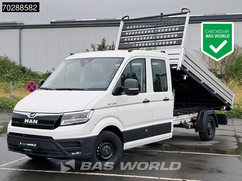 MAN TGE 3.180 Neu! Dreiseitenkipper Automatik 2025 Facelift 180PS AHK LED Klima Tempomat Navi ACC Euro6 Kieper 3m3 A/C Towbar - Kipper Transporter: das Bild 1 MAN TGE 3.180 Neu! Dreiseitenkipper Automatik 2025 Facelift 180PS AHK LED Klima Tempomat Navi ACC Euro6 Kieper 3m3 A/C Towbar - Kipper Transporter: das Bild 1