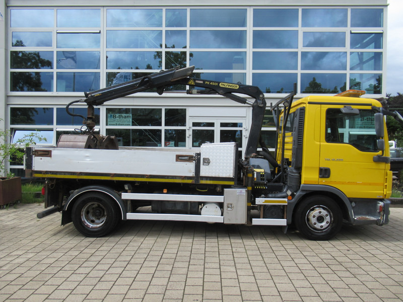Kipper, Autokran MAN 12.220 4X2 BB EEV + Palfinger PK4501: das Bild 6