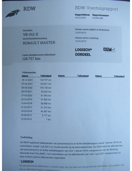 Kipper Transporter, Transporter mit Doppelkabine Renault Master T35 2.3 dCi 92KW L3 DOKA Dubbelcabine Kipper: das Bild 12