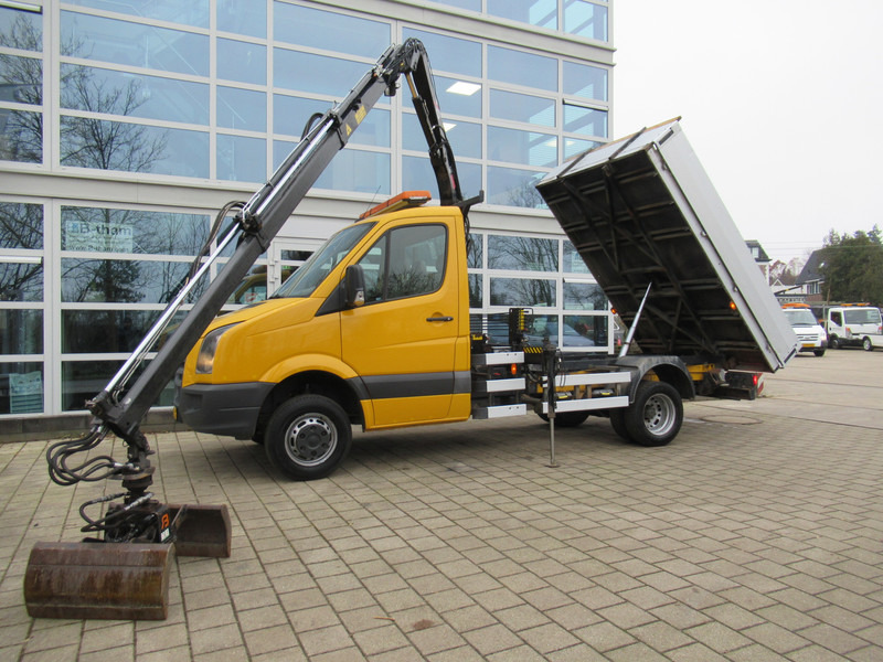 Volkswagen Crafter 50 2.5TDI 80KW HIAB 033 B-2 + Kipper Tipper - Kipper, Autokran: das Bild 3 Volkswagen Crafter 50 2.5TDI 80KW HIAB 033 B-2 + Kipper Tipper - Kipper, Autokran: das Bild 3